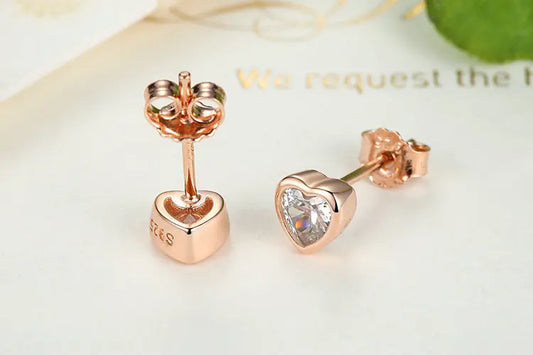 Amelia Heart Studs